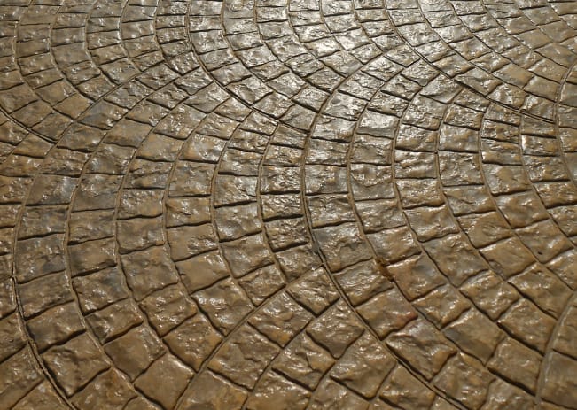 Pavimento in cemento stampato