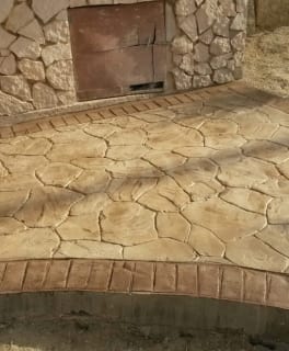 Realizzazione pavimento stampato Realmonte (AG)