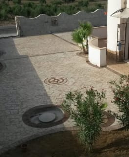 Realizzazione pavimento stampato Realmonte (AG)